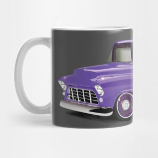 1955 Chevrolet Pickup Classic Truck Purple Mug